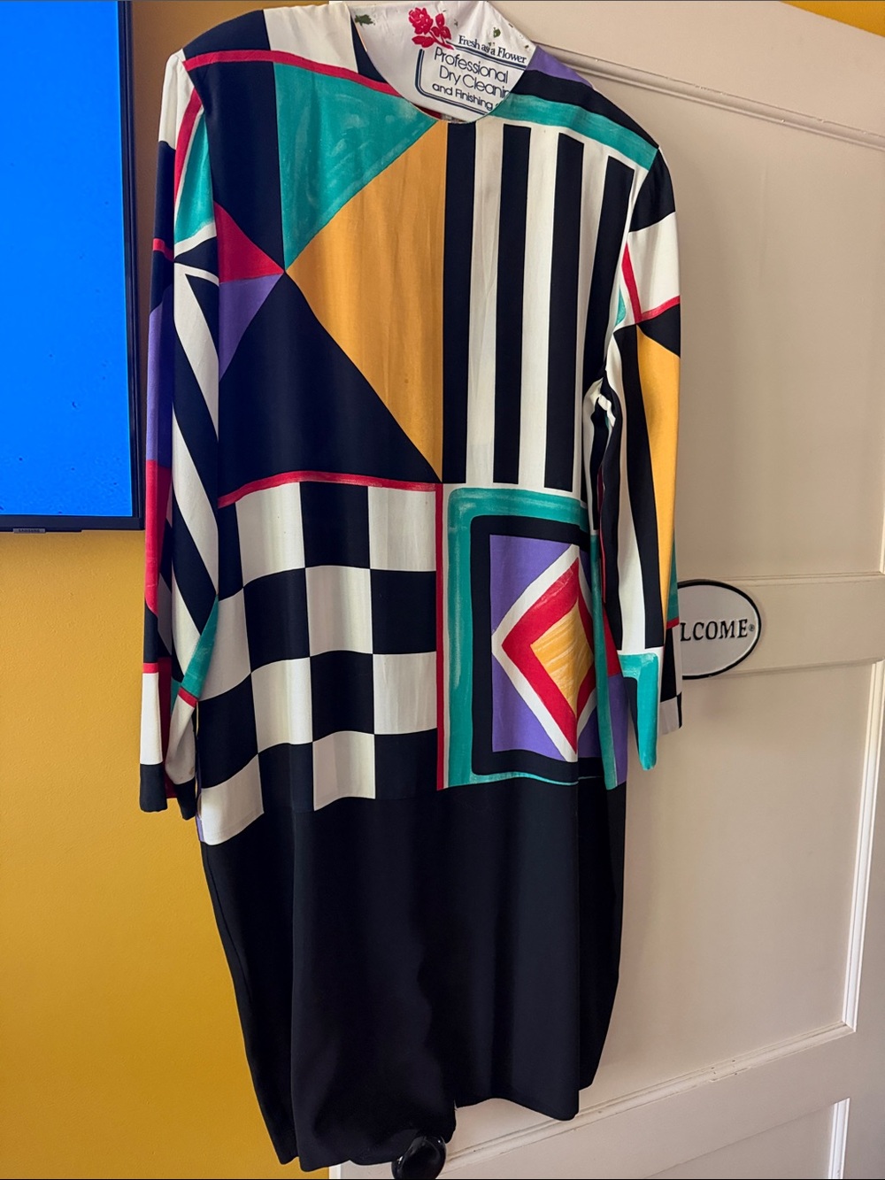 KC Spencer Vintage Multi Patterned Dress